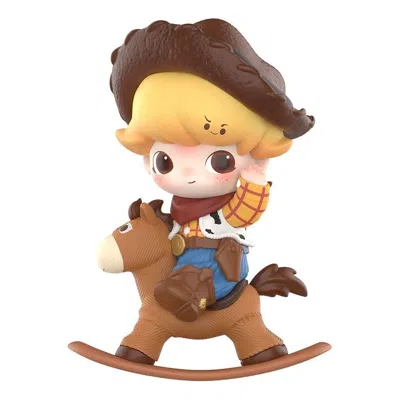 Pop Mart Dimoo World X Pixar Series Figures 'dimoo As Woody' In Brown
