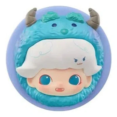 Pop Mart Dimoo World X Pixar Series Magnetic Phone Holder 'sulley' In Green