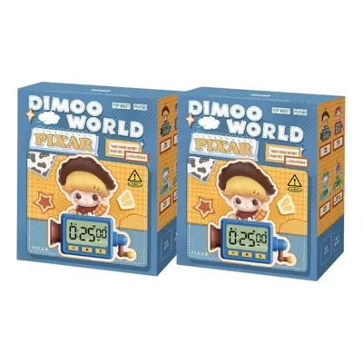 Pop Mart Dimoo World X Pixar Series Timer Fridge Magnet Sealed Case (2 Blind Boxes) In Pattern