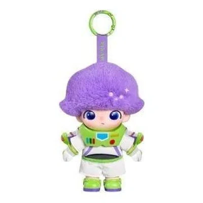 Pop Mart Dimoo World X Pixar Series Vinyl Plush Pendant 'buzz Lightyear' Limited Edition In Metallic