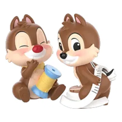 Pop Mart Disney Chip 'n Dale Fun Loving Brother Series Figures 'customized' In Multi