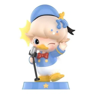 Pop Mart Disney Dimoo World Figure 'donald Duck's Singing' In Blue