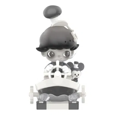 Pop Mart Disney Dimoo World Figure 'the Captain Of Steamboat Willie' Secret Edition In Multi