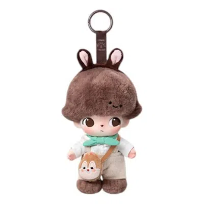 Pop Mart Disney Dimoo World Vinyl Plush Pendant 'chip And Dale' In Brown