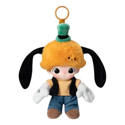 Pop Mart Disney Dimoo World Vinyl Plush Pendant 'goofy's Prank' In Multi