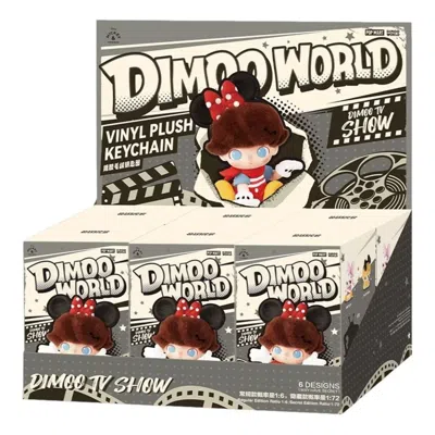 Pop Mart Disney Dimoo World Vinyl Plush Pendant Sealed Case (6 Blind Boxes) In Multi
