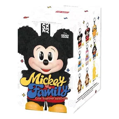 Pop Mart Disney Mickey Family Together Keychain Sealed Case (1 Blind Box) In Multi