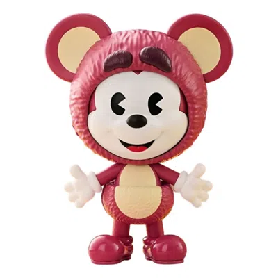 Pop Mart Kids'  Disney Mickey Remixed Mickey Meets Pixar Series Figures 'lotso Mickey Mouse' In Red