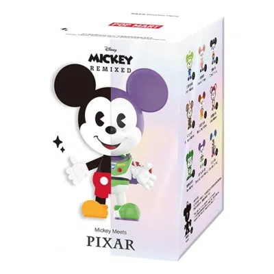 Pop Mart Disney Mickey Remixed Mickey Meets Pixar Series Figures Sealed Case (1 Blind Box) In Multi