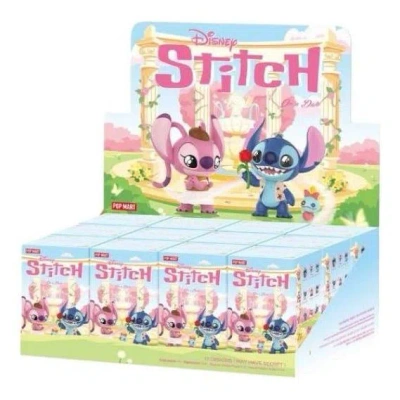 Pop Mart Disney Stitch On A Date Figures Sealed Case (12 Blind Boxes) In Brown