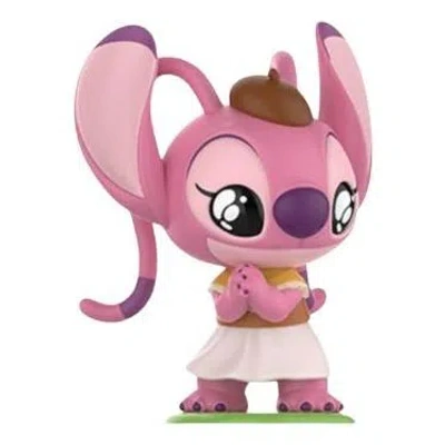 Pop Mart Disney Stitch On A Date Figuress 'expecting Gifts' In Pink
