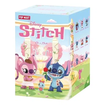 Pop Mart Kids'  Disney Stitch On A Date Figuress Sealed Case (1 Blind Box) In Multi