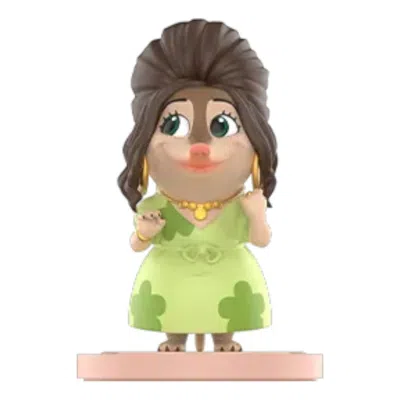 Pop Mart Disney Zootopia Next Adventure  Figures 'fru Fru' In Green