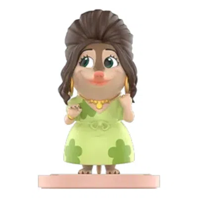 Pop Mart Disney Zootopia Next Adventure Figures 'fru Fru' In Green