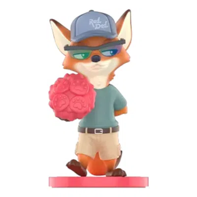 Pop Mart Disney Zootopia Next Adventure  Figures 'paw Flower Nick' In Multi