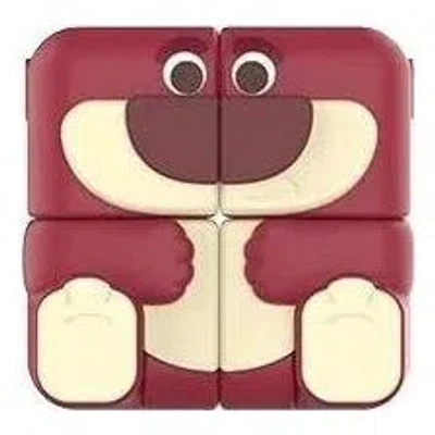 Pop Mart Disney/pixar Pop Cube Cubiec Series 'lotso' In Red