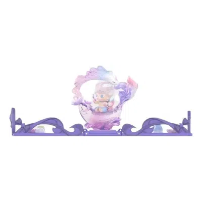 Pop Mart Kids'  Gift For You Greeting Card Scene 'dimoo Lotus' Serect Edition In Blue