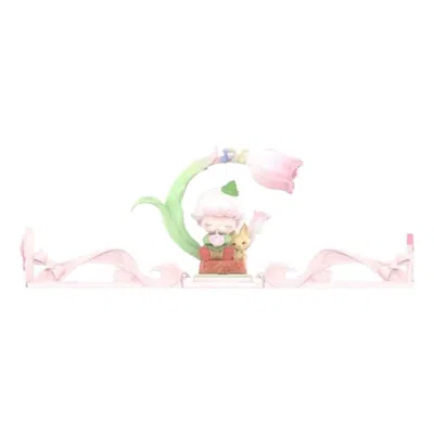 Pop Mart Gift For You Greeting Card Scene 'dimoo Tulip' In Pink