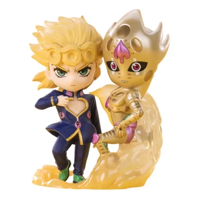 Pop Mart Golden Wind Jojo's Bizarre Adventure Figures 'giorno Giovanna' Secret Edition In Blue
