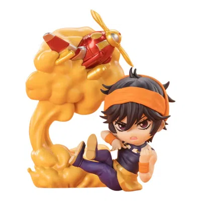 Pop Mart Kids'  Golden Wind Jojo's Bizarre Adventure Figures 'narancia Ghirga' In Orange