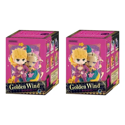 Pop Mart Golden Wind Jojo's Bizarre Adventure Figures Sealed Case (2 Blind Boxes) In Multi