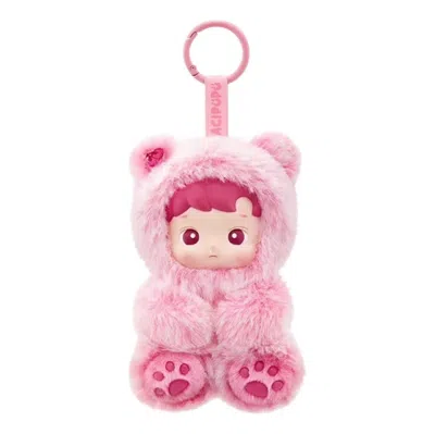 Pop Mart Hacipupu Gummy Bear Vinyl Plush Pendant 'cherry Flavor' In Multi