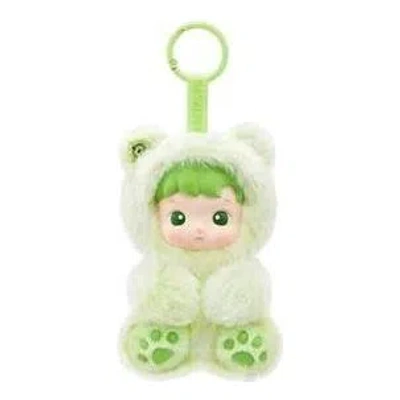 Pop Mart Hacipupu Gummy Bear Vinyl Plush Pendant 'green Apple Flavor' In Multi