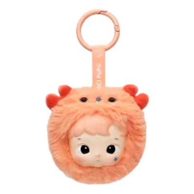 Pop Mart Hacipupu The Constellation Vinyl Plush Pendant 'cancer' In Orange