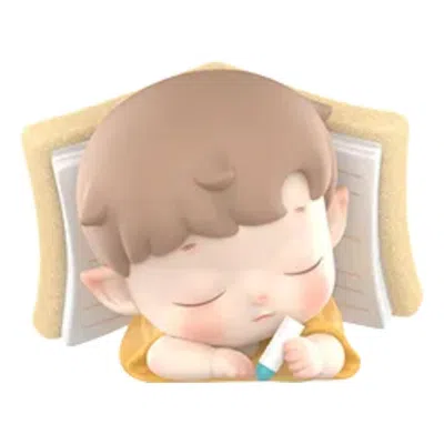 Pop Mart Kids'  Hacipupu Whispers Of My World Figure 'drowsy Day' In Yellow