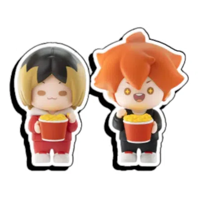 Pop Mart Haikyu!! The Dumpster Battle Series Figure 'hinata Shoyo And Kozume Kenma' Secret Edition In Multi