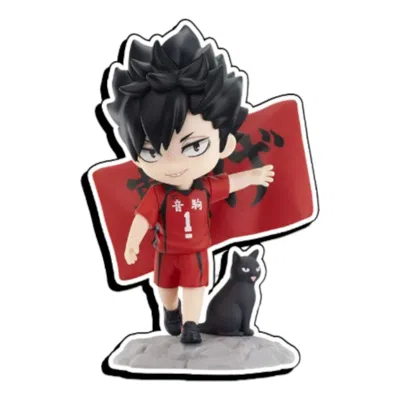 Pop Mart Haikyu!! The Dumpster Battle Series Figure 'kuroo Tetsurou' In Red