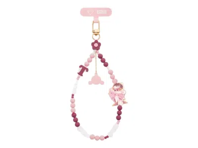 Pre-owned Pop Mart Hand In Hand Series Tranquility Blossom (super Secret Edition) Phone Charm