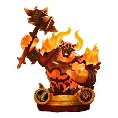 Pop Mart Hearthstone Legend In Tavern Figure 'ragnaros The Firelord' Secret Edition In Multi