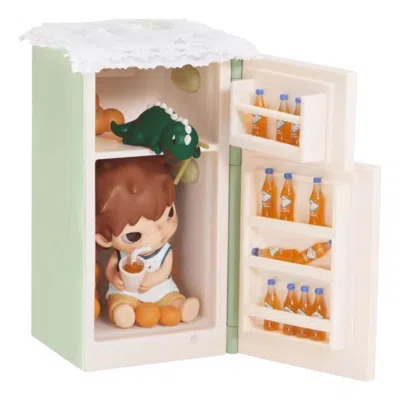 Pop Mart Hirono Figurine At The Pts International Toy Show 'orange Soda' In Multi