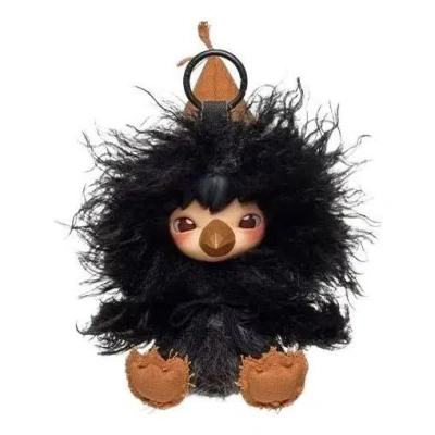 Pop Mart Hirono Mist-walker Series Plush Doll Pendant 'the Backlit Messenger' In Multi-color