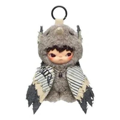 Pop Mart Hirono Mist-walker Series Plush Doll Pendant 'the Tempered Aegis' Limited Edition In Multi-color