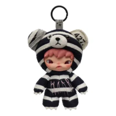 Pop Mart Hirono Road Journal Plush Pendant 'highway Imprint' Secret Edition In Black
