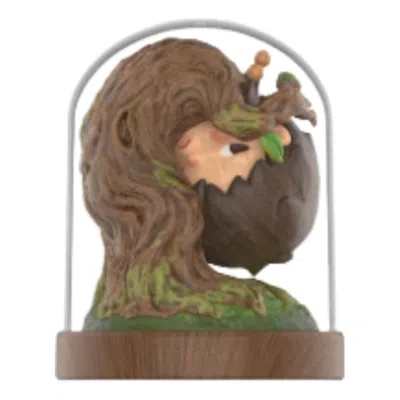 Pop Mart Hirono Tamed Wildgrass Series Figures 'boundary' Secret Edition In Brown