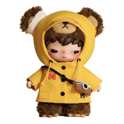 Pop Mart Hirono X Kodak Little Bear Vinyl Plush Pendant In Yellow