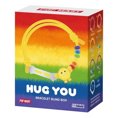 Pop Mart Instinctoy Hugging You Wristband Sealed Case (1 Blind Box) In Metallic