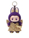 Pop Mart Labubu X Pronounce Wings Of Fortune Vinyl Plush Keyring In Purple