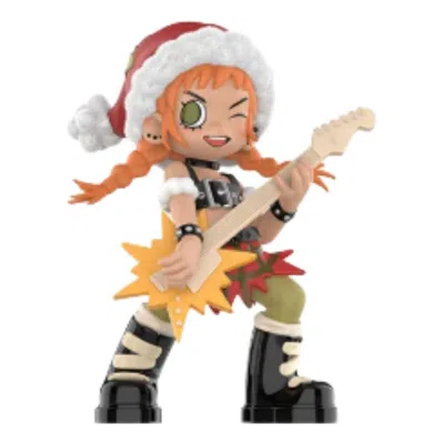 Pop Mart Lil Peach Riot Holiday Mixtape Series Figure 'gigi- Rock The Night Away' In Multi