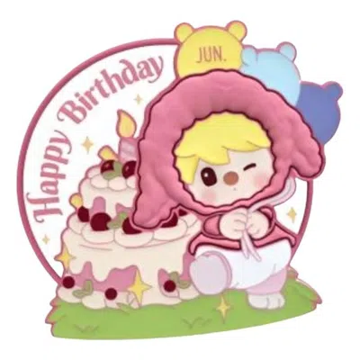 Pop Mart Little Sweet Bean Birthday Badge In Multi