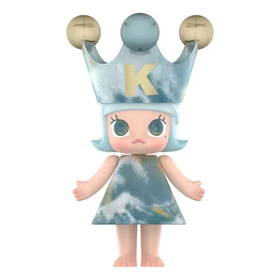 Pop Mart Mega Royal Molly 1000% Didi To Love Figures In Blue