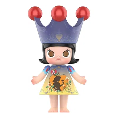 Pop Mart Babies'  Mega Royal Molly 'the Snow White 400' In Blue