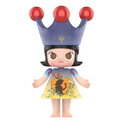 Pop Mart Mega Royal Molly 'the Snow White 400' In Blue