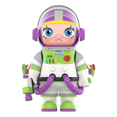 Pop Mart Mega Space Molly 1000% Joy Collection Buzz Lightyear Figures In Brown