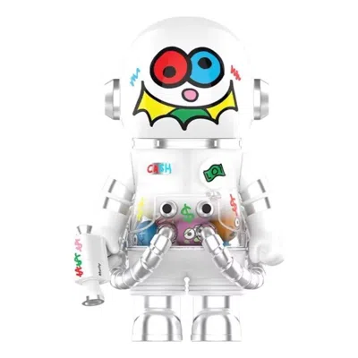 Pop Mart Kids'  Mega Space Molly 400% Jon Burgerman Space Cadets 'cash' Secret Edition In White