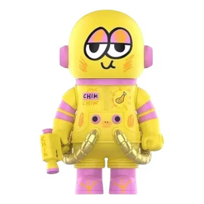 Pop Mart Mega Space Molly 400% Jon Burgerman Space Cadets 'chick Chick' In Multi