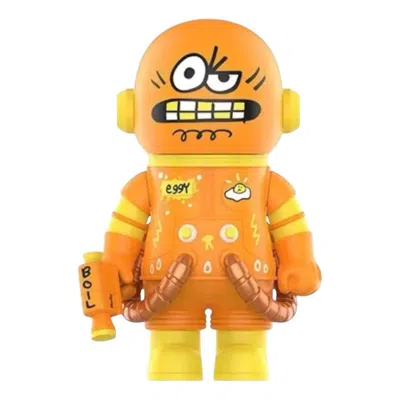 Pop Mart Mega Space Molly 400% Jon Burgerman Space Cadets 'eggy' In Orange